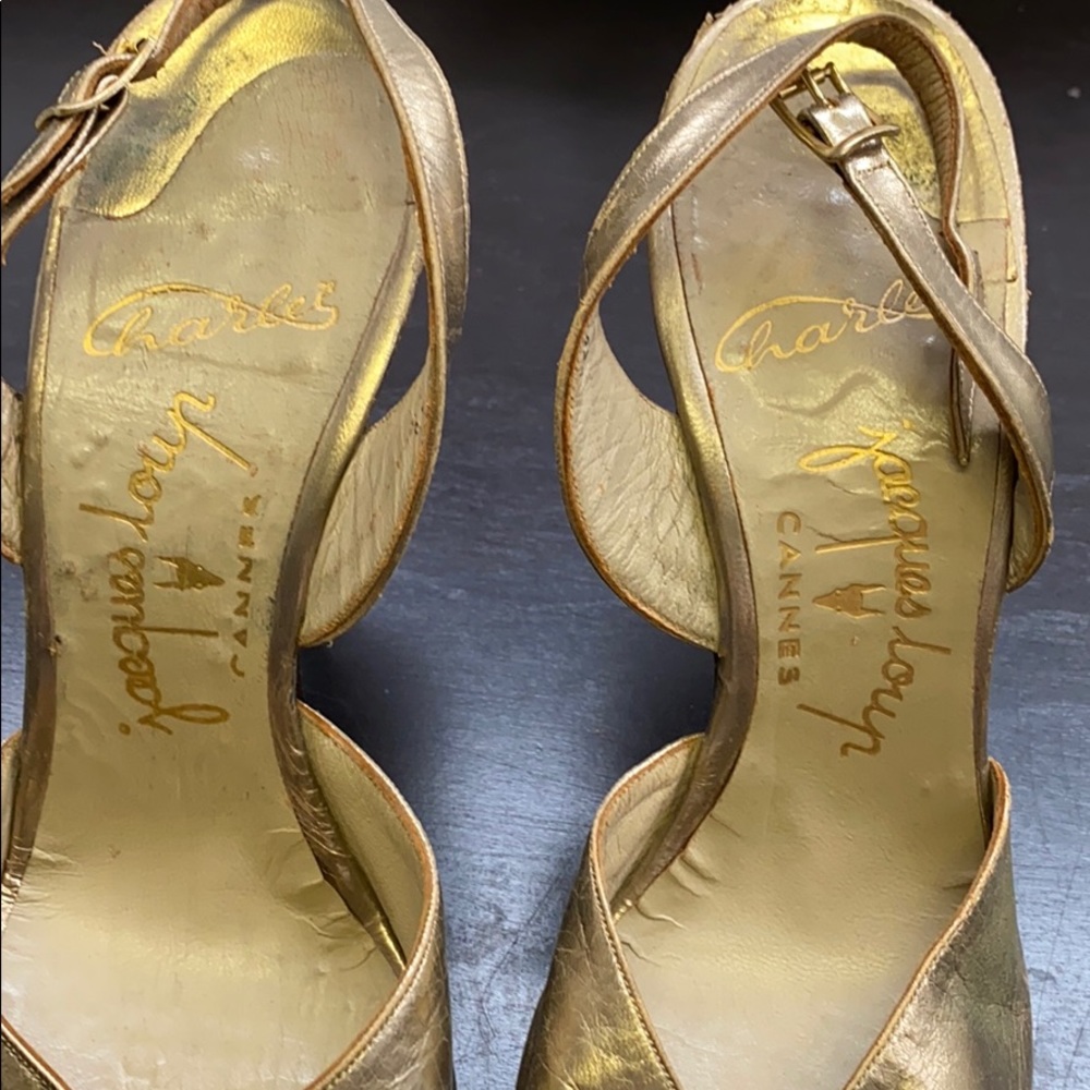Charles Jacques Loup Heels Sz 5 - Picture 2 of 16